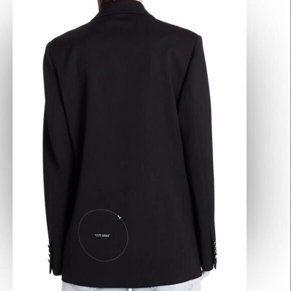 OFF-WHITE Gabardine Tomboy Blazer size M $1715 NWT - Picture 6 of 12